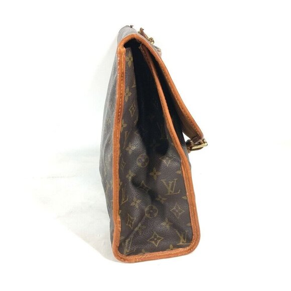 LOUIS VUITTON Monogram Beverly 2WAY Bag Shoulder Bag Hand Bag Brown - Picture 5 of 16